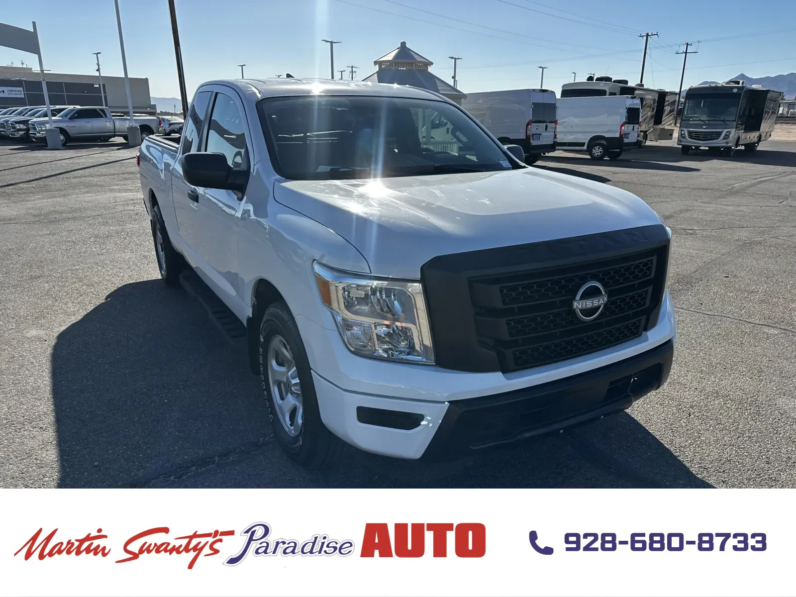 White 2023 Nissan Titan S for sale in Lake Havasu City, AZ