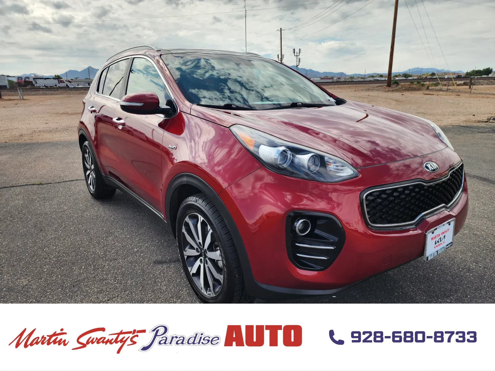 Red 2017 Kia Sportage EX for sale in Lake Havasu City, AZ