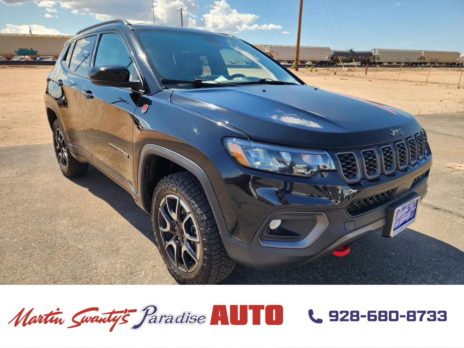Black 2024 Jeep Compass Trailhawk for sale in Lake Havasu City, AZ