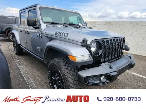 Silver 2021 Jeep Gladiator Willys Sport for sale in Lake Havasu City, AZ