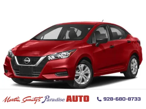 Red 2020 Nissan Versa SV for sale in Lake Havasu City, AZ