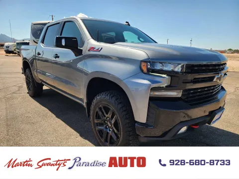Gray 2021 Chevrolet Silverado 1500 LT Trail Boss for sale in Lake Havasu City, AZ