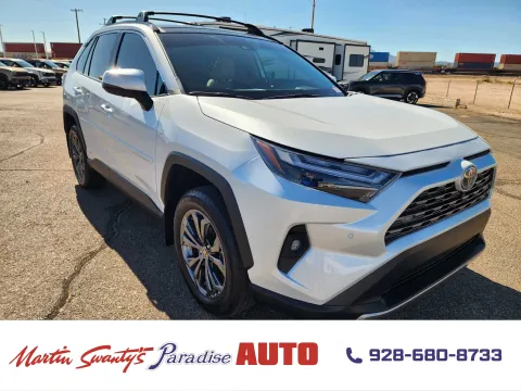 White 2023 Toyota RAV4 Hybrid Limited for sale in Lake Havasu City, AZ