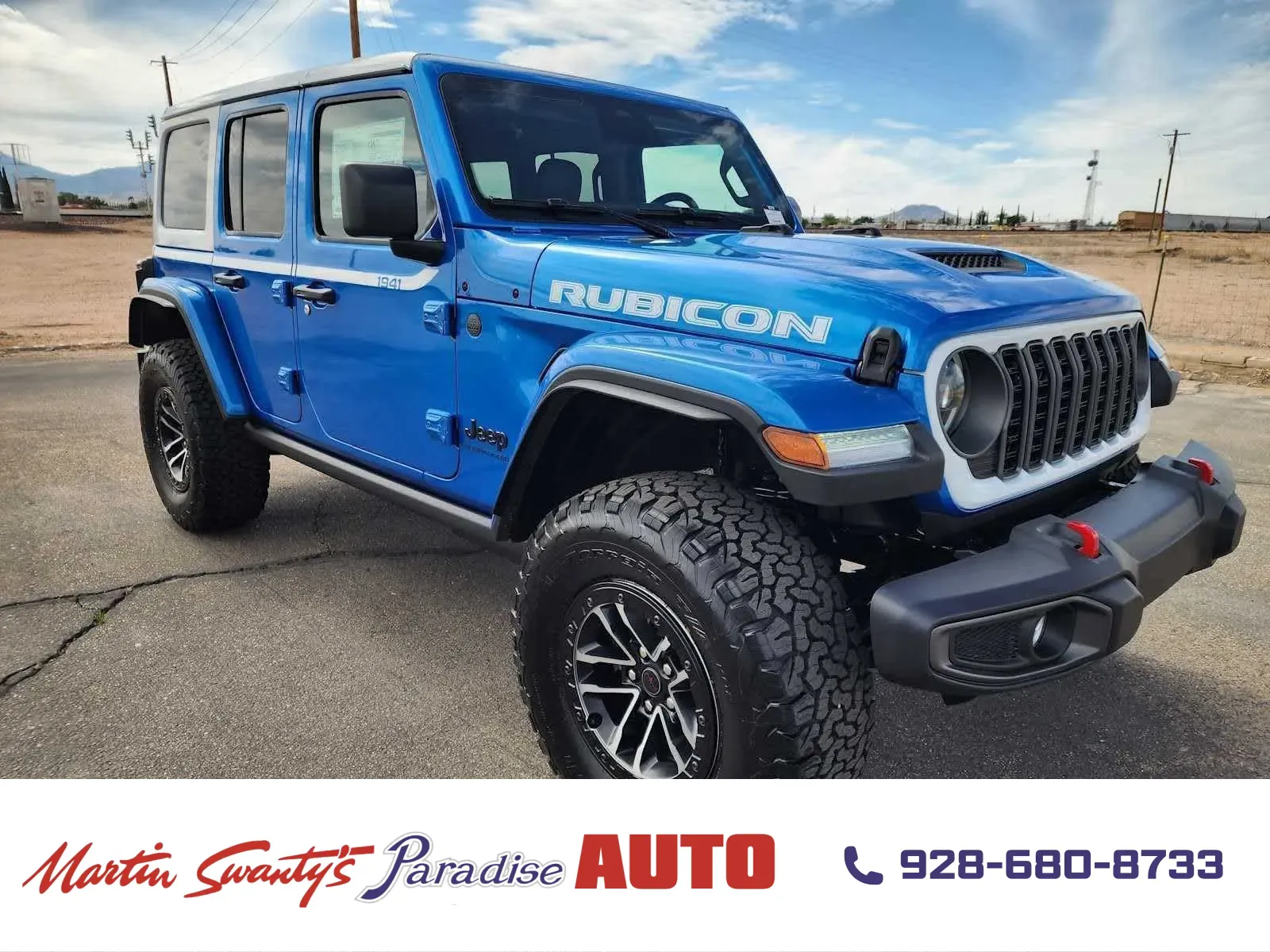 Blue 2026 Jeep Wrangler Rubicon for sale in Lake Havasu City, AZ