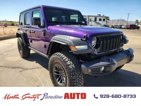 Purple 2026 Jeep Wrangler Willys for sale in Lake Havasu City, AZ