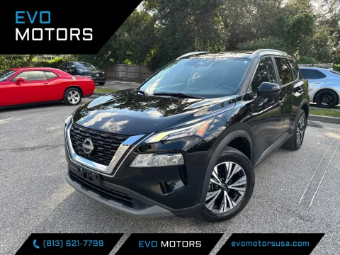 Silver 2023 Nissan Rogue SV AWD w/PREMIUM PKG. LTHR. PANO. for sale in Seffner, FL