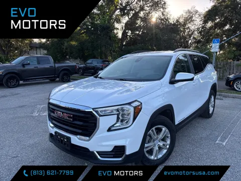 White 2023 GMC Terrain SLE AWD w/CONVENIENCE PKG. for sale in Seffner, FL