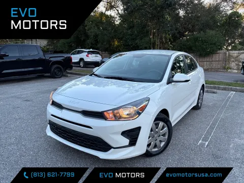 White 2022 Kia Rio LX for sale in Seffner, FL