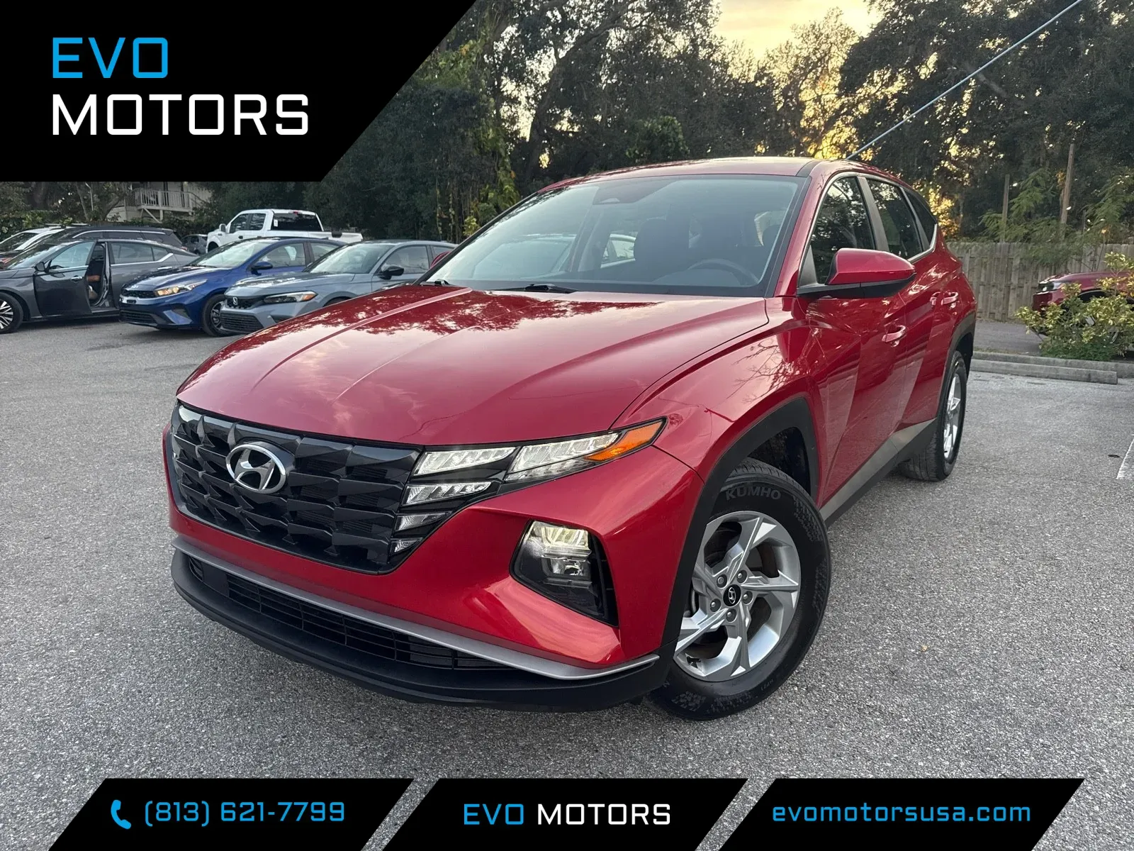 Red 2023 Hyundai Tucson SE for sale in Seffner, FL