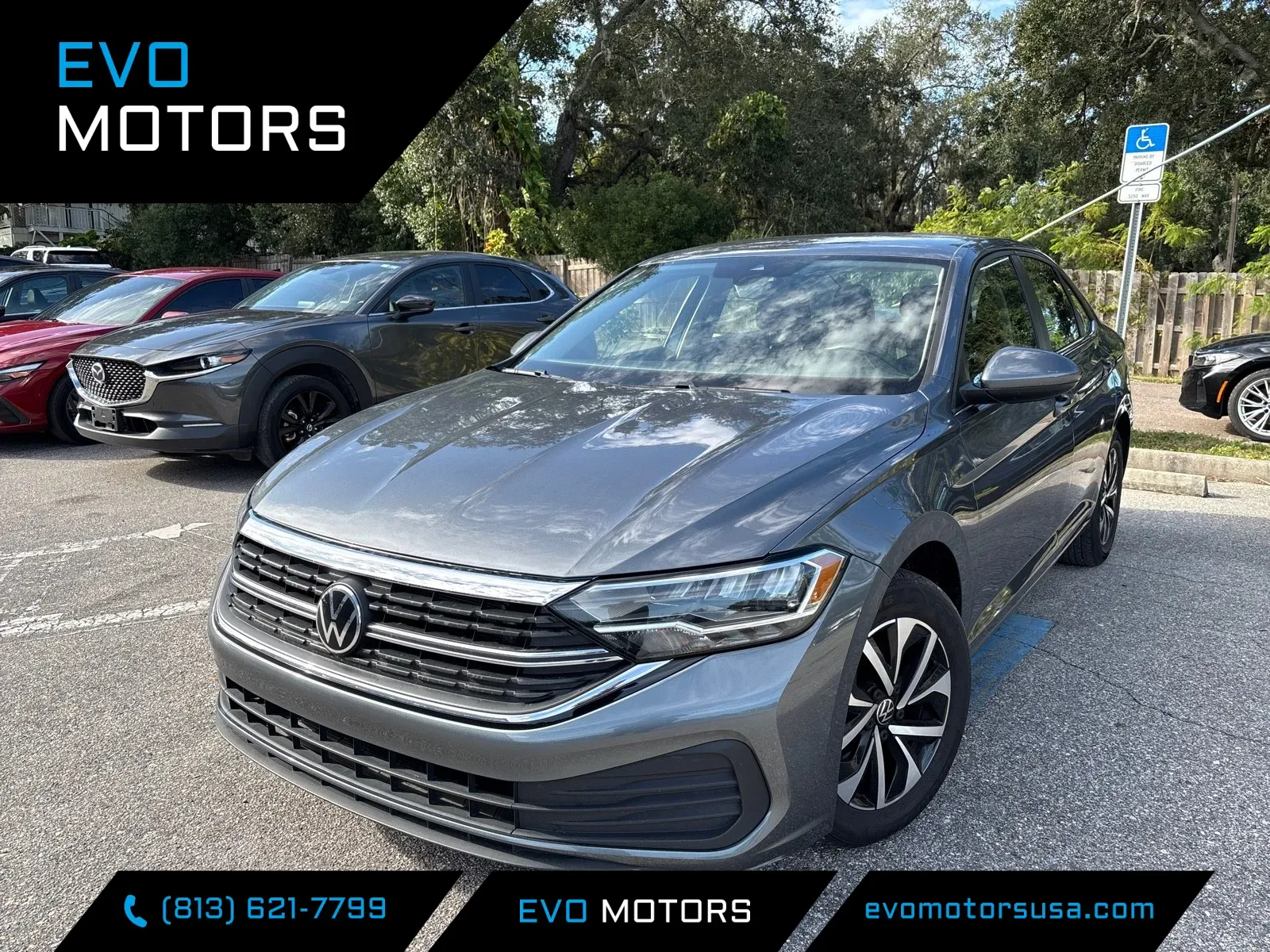 Gray 2024 Volkswagen Jetta S for sale in Seffner, FL