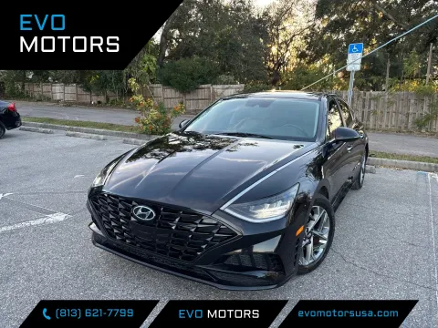 Black 2020 Hyundai Sonata SEL for sale in Seffner, FL