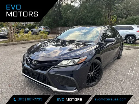 Blue 2021 Toyota Camry XSE w/LTHR. PANO. for sale in Seffner, FL
