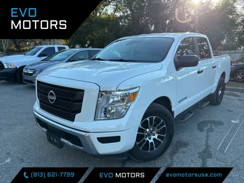 Silver 2024 Nissan Titan SV Crew Cab V8 for sale in Seffner, FL
