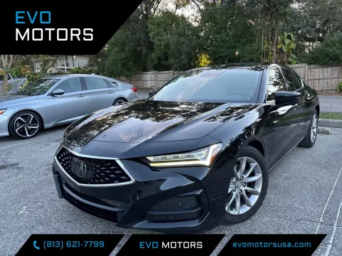 Blue 2023 Acura TLX for sale in Seffner, FL