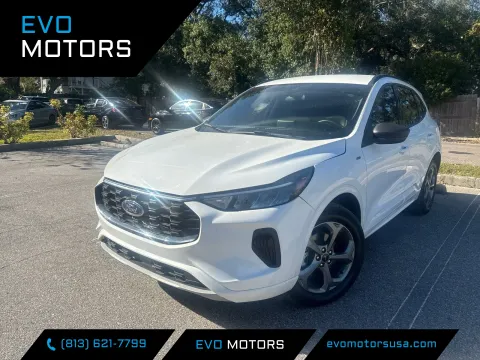 Blue 2023 Ford Escape ST-Line AWD for sale in Seffner, FL