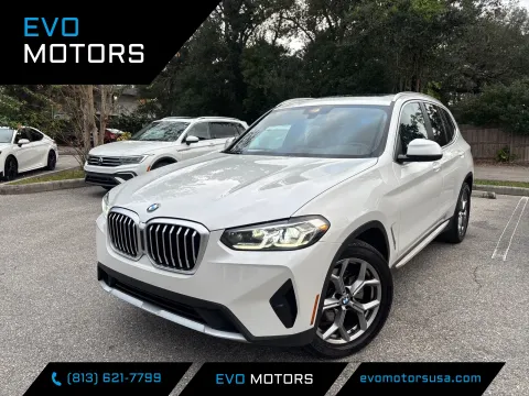 White 2024 BMW X3 sDrive30i w/CONVENIENCE PKG. PANO SUNROOF for sale in Seffner, FL