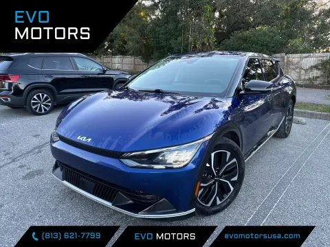 Blue 2022 Kia EV6 Wind AWD for sale in Seffner, FL