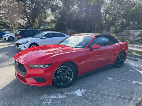 Another view of 2024 Ford Mustang EcoBoost Convertible for sale in Seffner, FL at Evo Motors
