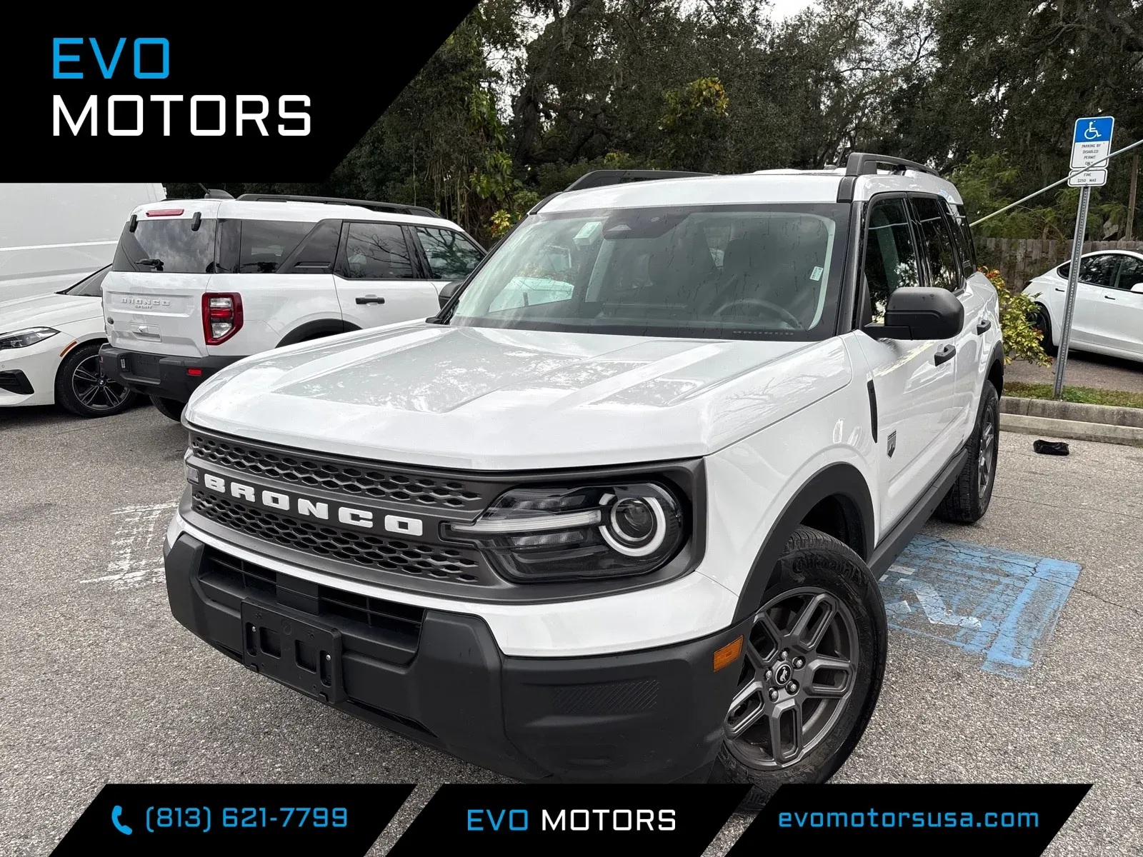 White 2025 Ford Bronco Sport Big Bend for sale in Seffner, FL