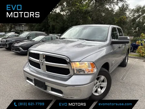 Yellow 2023 Ram 1500 Classic SLT CREW CAB 4X4 for sale in Seffner, FL