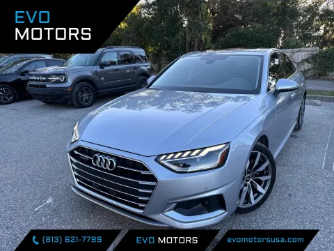 Silver 2023 Audi A4 Sedan Premium w/CONVENIENCE PKG. for sale in Seffner, FL