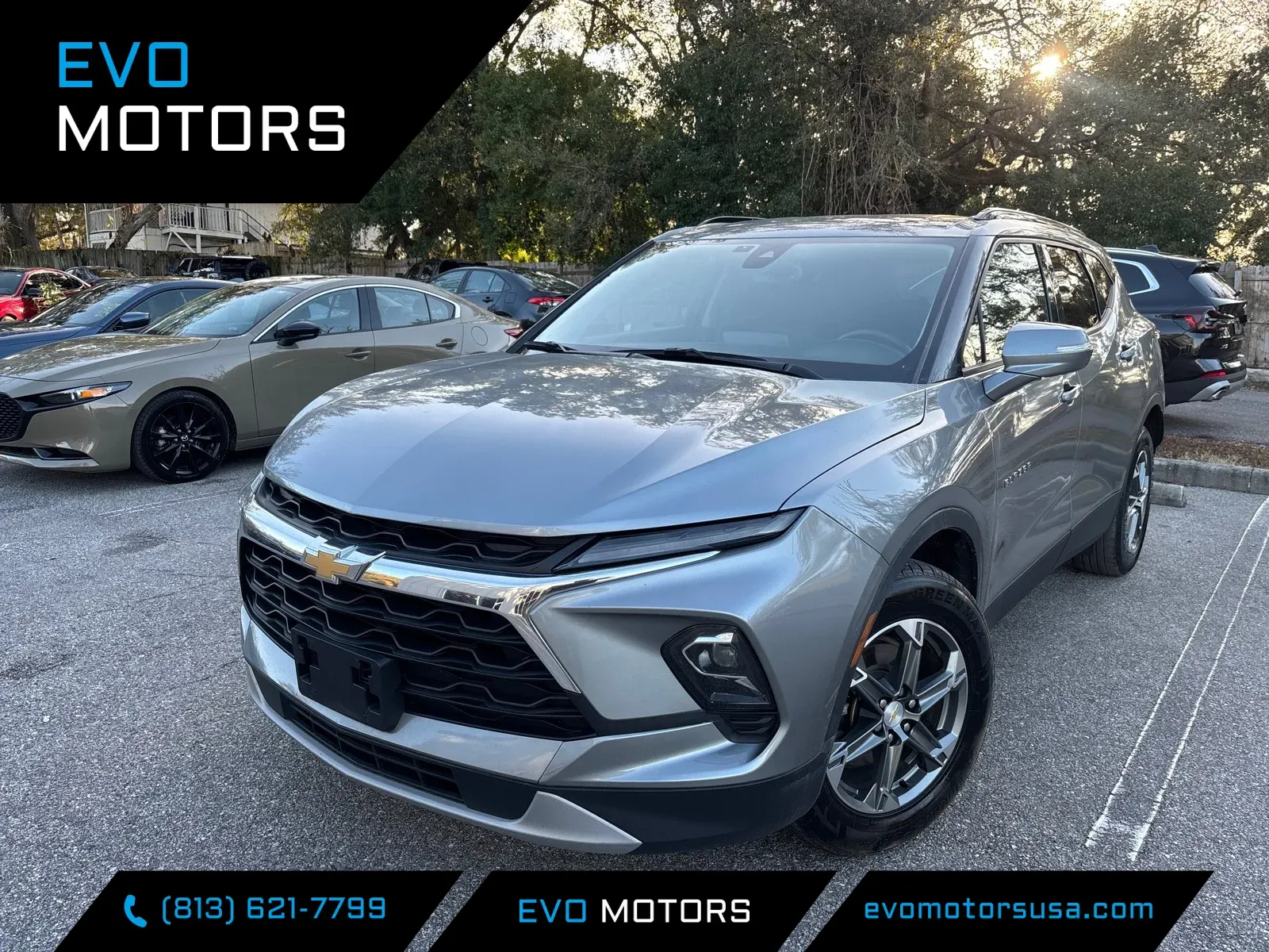Blue 2024 Chevrolet Blazer LT AWD 3LT w/LTHR. WHEELS. for sale in Seffner, FL