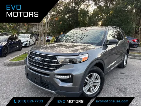 Gray 2024 Ford Explorer XLT AWD w/3ROW LEATHER for sale in Seffner, FL