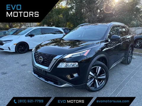 Silver 2023 Nissan Rogue SL AWD w/LEATHER & PANO SUNROOF for sale in Seffner, FL