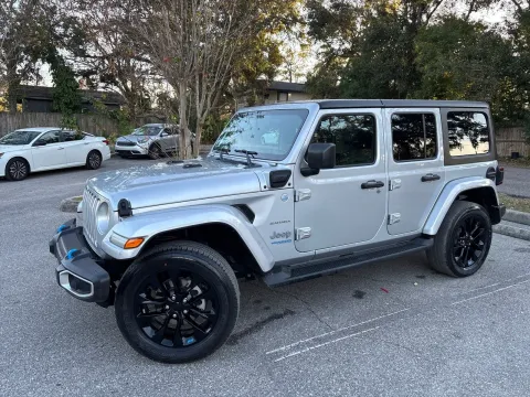 Another view of 2022 Jeep Wrangler 4xe Unlimited Sahara for sale in Seffner, FL at Evo Motors