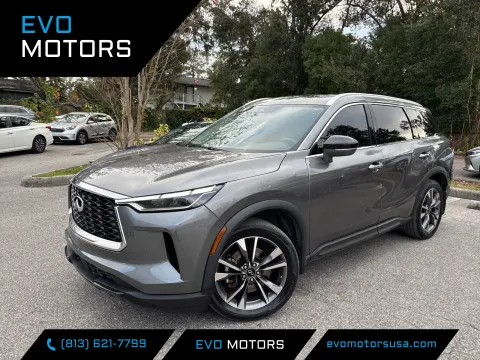 Gray 2023 INFINITI QX60 LUXE for sale in Seffner, FL
