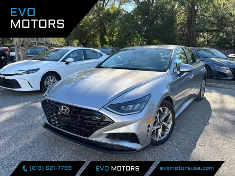 Silver 2021 Hyundai Sonata SEL for sale in Seffner, FL