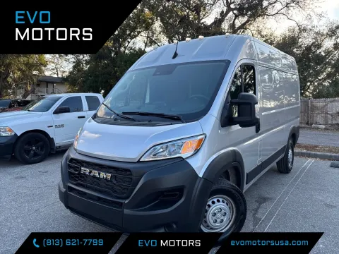 Silver 2025 Ram ProMaster Cargo Van Tradesman w/Passenger Seat High Roof 136.0 WB for sale in Seffner, FL