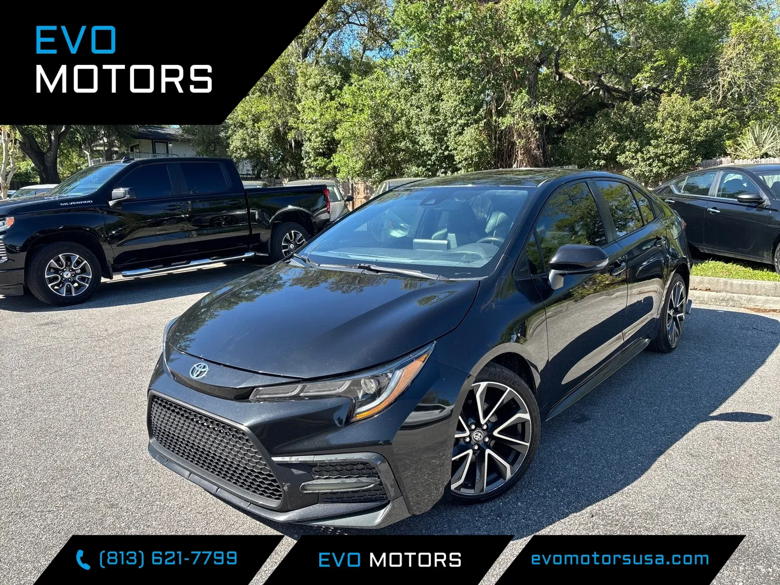 Green 2020 Toyota Corolla XSE for sale in Seffner, FL