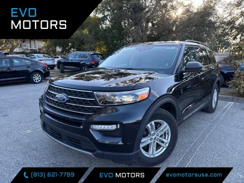 Black 2024 Ford Explorer XLT w/THREE-ROW LEATHER for sale in Seffner, FL