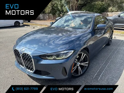 Blue 2021 BMW 4 Series 430i for sale in Seffner, FL