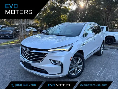 White 2023 Buick Enclave Essence AWD w/SUNROOF for sale in Seffner, FL