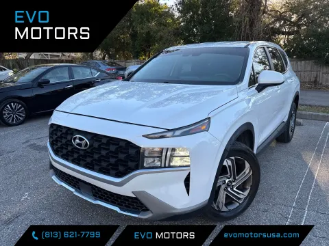 Black 2021 Hyundai Santa Fe SE for sale in Seffner, FL