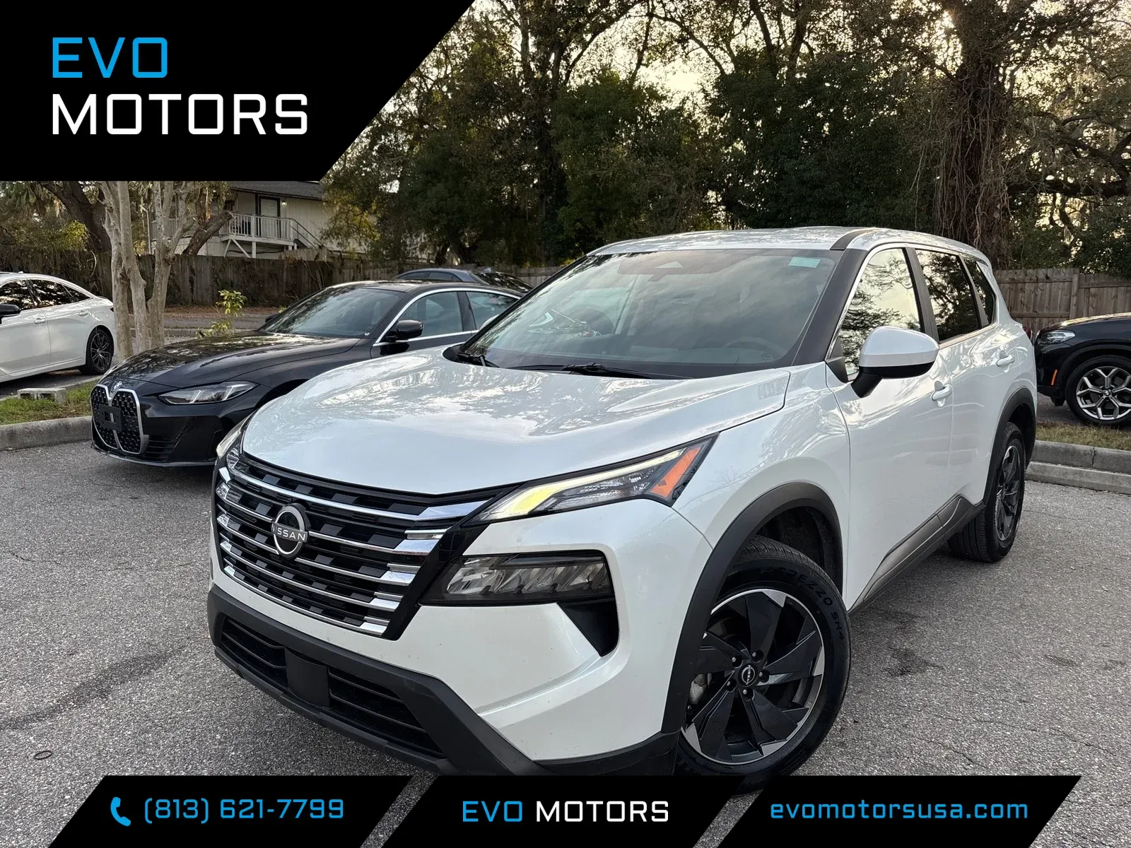 White 2025 Nissan Rogue SV AWD for sale in Seffner, FL