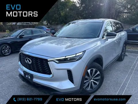 Silver 2023 INFINITI QX60 PURE for sale in Seffner, FL