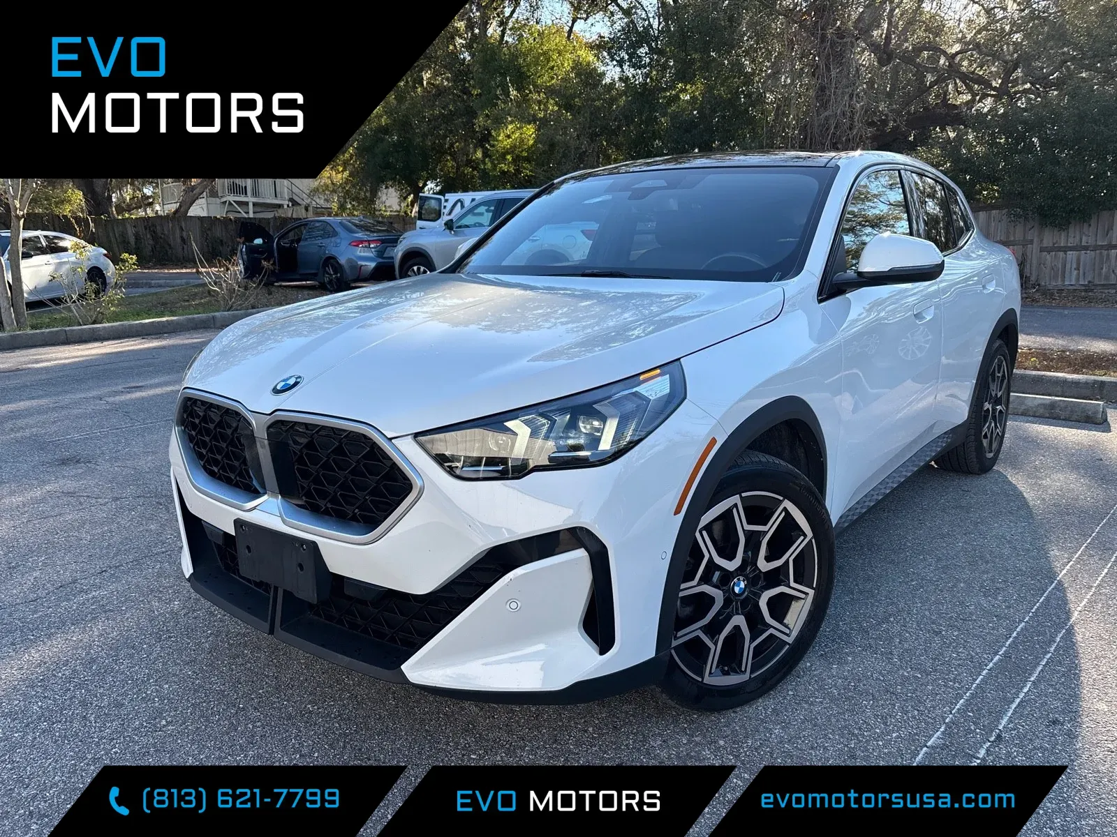 White 2025 BMW X2 xDrive28i w/CONVENIENCE PKG. PANO SUNROOF for sale in Seffner, FL
