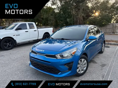 Blue 2022 Kia Rio S for sale in Seffner, FL