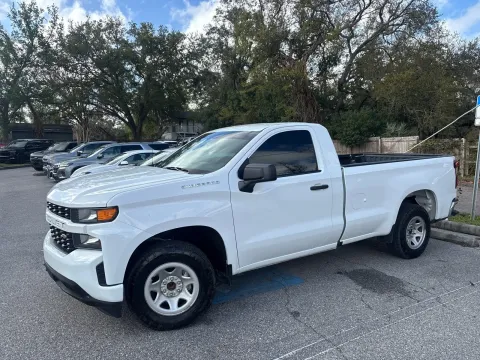 Another view of 2022 Chevrolet Silverado 1500 LTD Work Truck V8 Regular Cab Long Bed for sale in Seffner, FL at Evo Motors