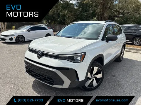 White 2025 Volkswagen Taos S for sale in Seffner, FL