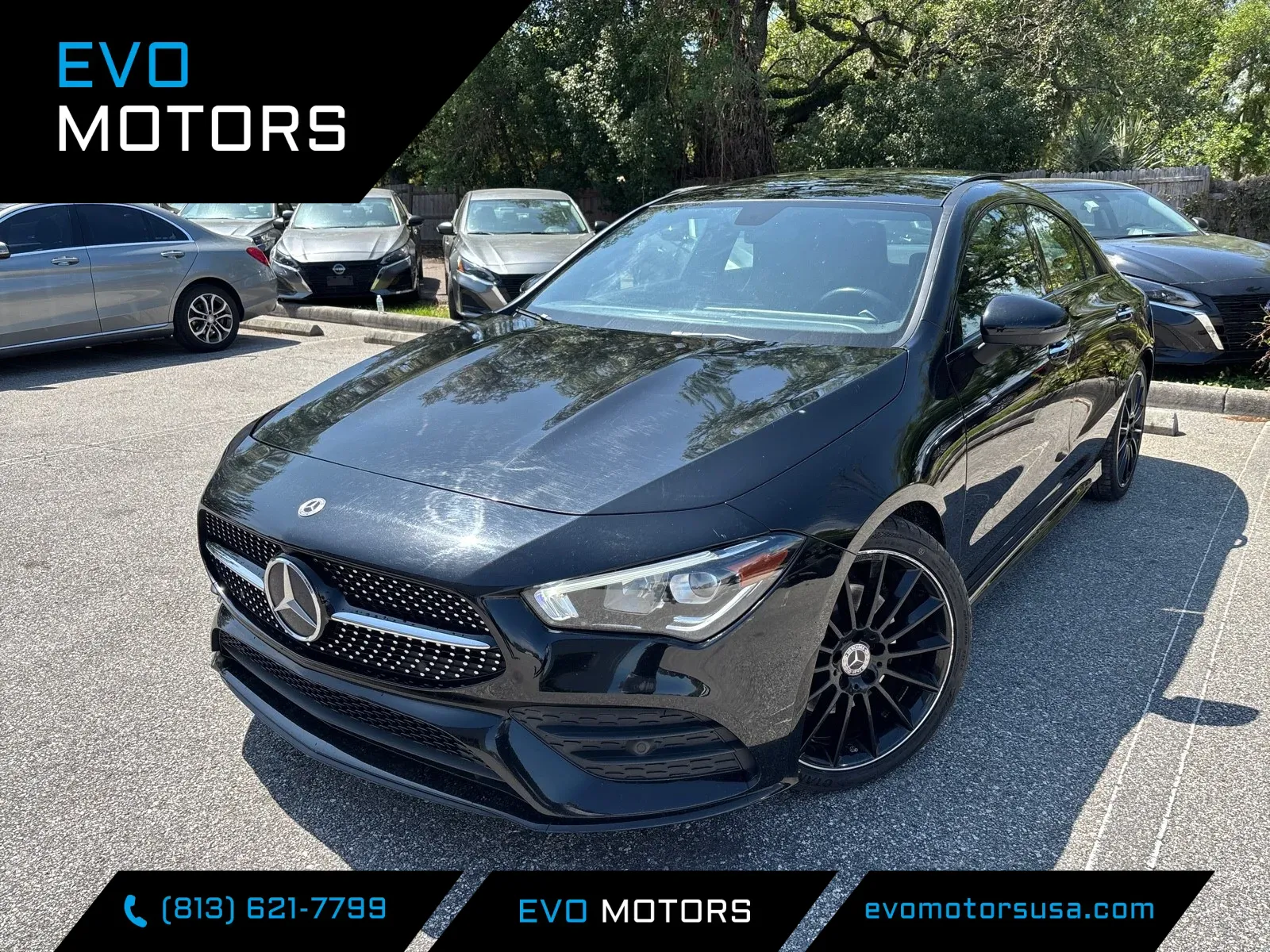 Black 2023 Mercedes-Benz CLA 250 w/AMG LINE & NIGHT PKG. PREMIUM PKG. for sale in Seffner, FL