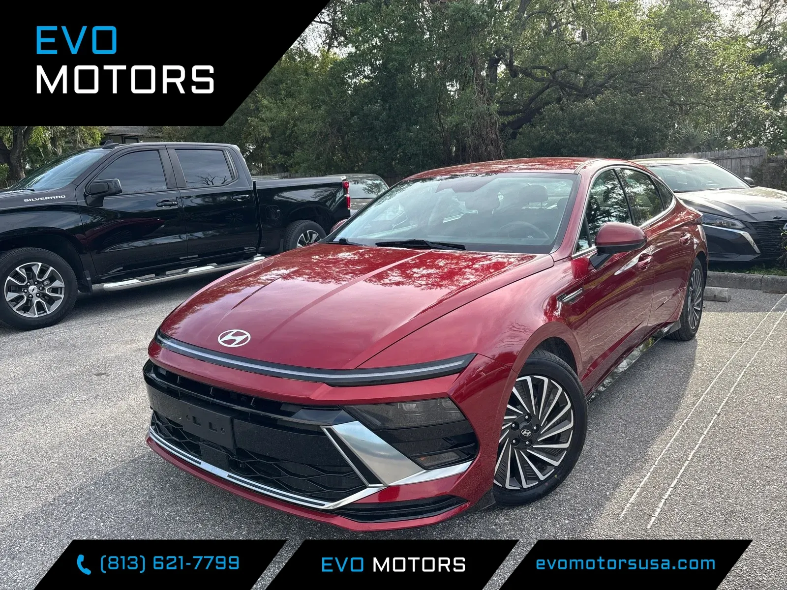 Black 2025 Hyundai Sonata Hybrid SEL for sale in Seffner, FL