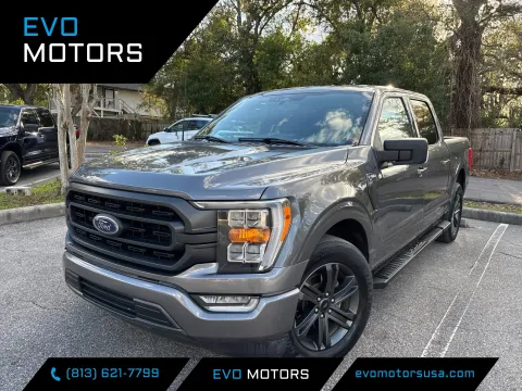 Gray 2023 Ford F-150 XLT Crew Cab V8 w/SPORT APPEARANCE PKG. for sale in Seffner, FL
