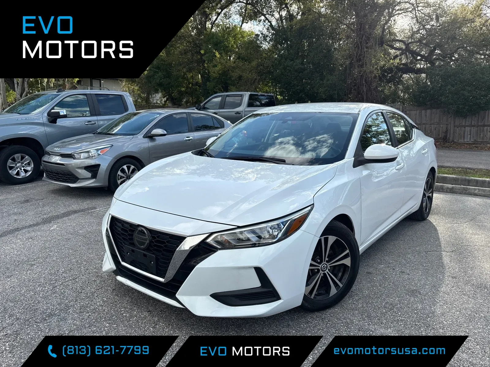 Silver 2021 Nissan Sentra SV for sale in Seffner, FL