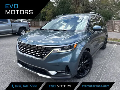 Blue 2023 Kia Carnival SX W/REAR SEAT ENTERTAINMENT for sale in Seffner, FL
