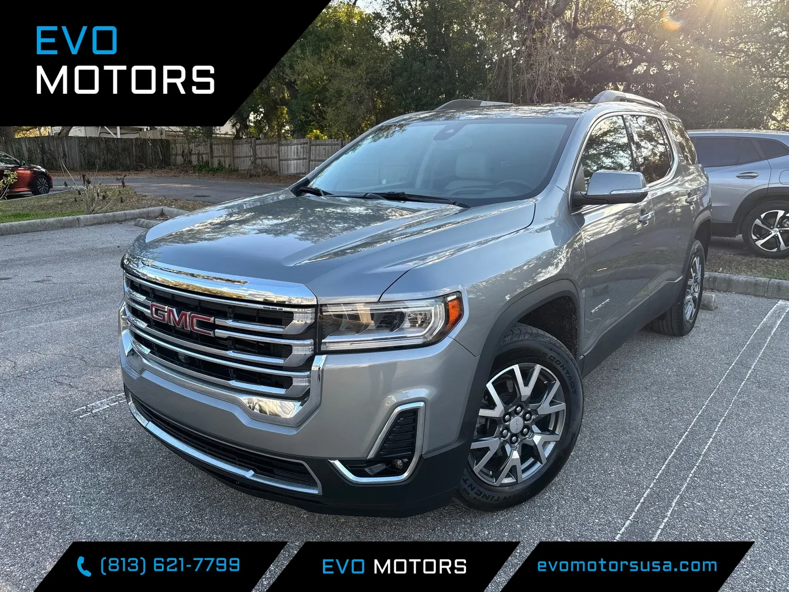 Blue 2023 GMC Acadia SLT for sale in Seffner, FL