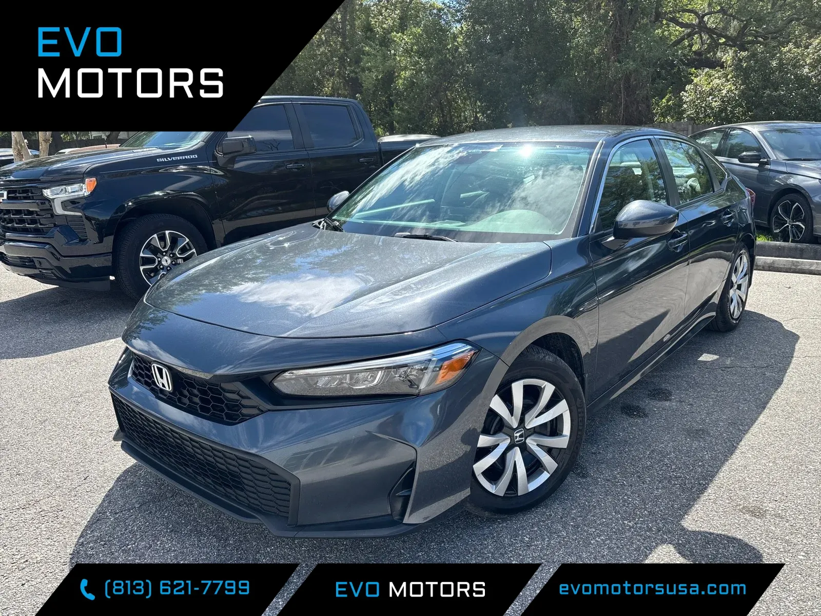 Blue 2026 Honda Civic Sedan LX for sale in Seffner, FL